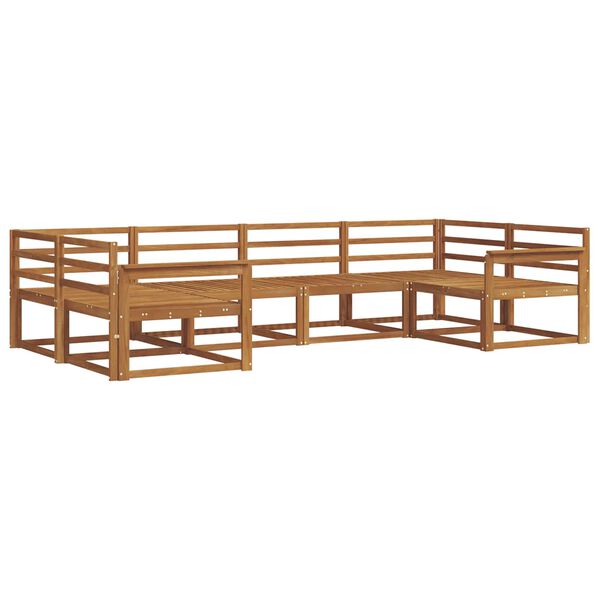 vidaXL Set di divani da esterno 6 pcs Naturale