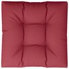 vidaXL Cuscino per Pallet Rosso Vino 70x70x12 cm in Tessuto