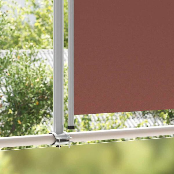 vidaXL Tenda da Sole Laterale Retrattile per Patio 140x300cm Marrone