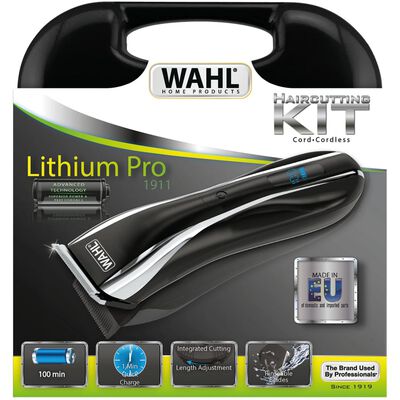 Wahl Kit Tagliacapeli 13 pz Lithium Pro LCD 6W