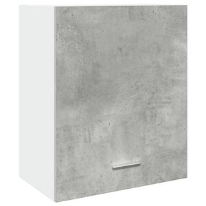 vidaXL Mobile Pensile &ldquo;Lyon&rdquo; Grigio Cemento 50x31x60cm
