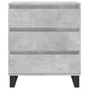 vidaXL Credenza Grigio Cemento 60x35x70 cm in Legno Multistrato