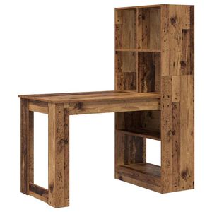 vidaXL Scrivania Legno vecchio 122 x 67 x 145 cm Legno multistrato