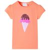vidaXL Maglietta da Bambina Arancione Neon 104
