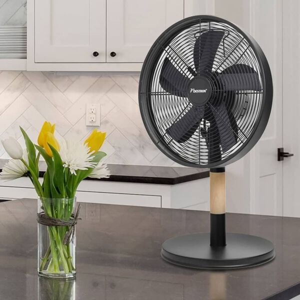 Bestron Ventilatore da Scrivania DFT35WB 35 cm 35 W Nero