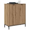 vidaXL Credenza Rovere artigianale 69,5 x 33 x 82 cm Legno multistrato