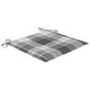 vidaXL Sedie da Giardino con Cuscini 4 pz in Massello di Acacia Grigio