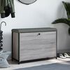 vidaXL Panca Portascarpe Cassetto Ribaltabile Grigio Sonoma 82x32x56cm
