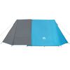 vidaXL Tenda da Campeggio per 3 Persone Blu Impermeabile