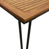 vidaXL Tavolo Giardino con Gambe Forcella 180x90x75 cm Massello Acacia
