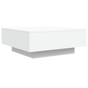 vidaXL Tavolino da Salotto Bianco 80x80x31 cm in Legno Multistrato