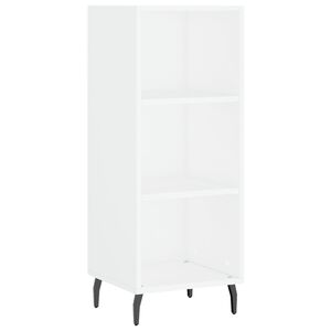 vidaXL Credenza Bianca 34,5x32,5x90 cm in Legno Multistrato