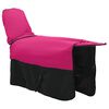 vidaXL Coperta per Cavalli Rosa e Nero 115 cm Poliestere