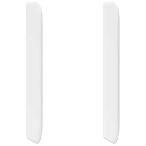 vidaXL Orecchia della Testata Bianco PVC