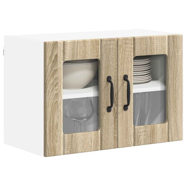 vidaXL Mobile da cucina Lucca Rovere Sonoma 60 x 31 x 40 cm