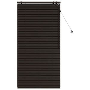 vidaXL Tenda Veneziana Marrone Scuro 80 x 160 cm 35 mm