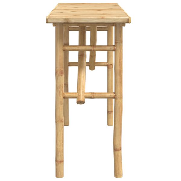 vidaXL Tavolo Consolle 115x39x75 come in Bamb&ugrave;