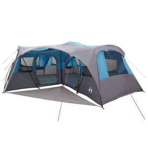 vidaXL Tenda familiare con telo da pioggia resistente all'acqua Blu