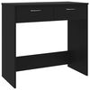 vidaXL Scrivania Nera 80x40x75 cm in Legno Multistrato