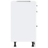 vidaXL Base da Cucina Kalmar Bianco in Legno Multistrato