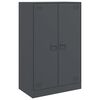 vidaXL Credenza Antracite 67x39x107 cm in Acciaio
