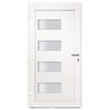 vidaXL Porta d'Ingresso in Alluminio e PVC Antracite 110x210 cm