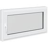 vidaXL Finestra per Soffitta RISOR 110 x 50 cm PVC e Vetro Antracite
