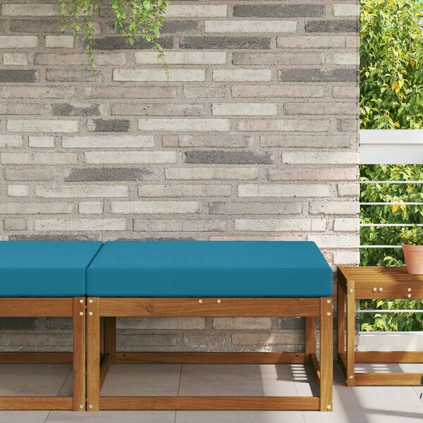 vidaXL Cuscino per divano da esterno Blu Reale 80 x 80 x 8 cm