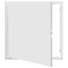 vidaXL Pannello di Accesso Bianco 63 x 33 x 3 cm Acciaio
