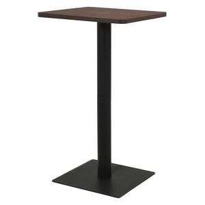 vidaXL Tavolo da Bistrot Cenere Scuro 60x60x107 cm