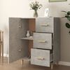 vidaXL Credenza Grigio Cemento 69,5x34x90 cm in Legno Multistrato