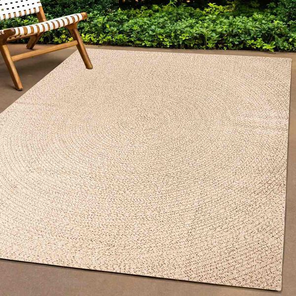 vidaXL Tappeto ZIZUR Beige 200x290 cm Aspetto Iuta Interni ed Esterni