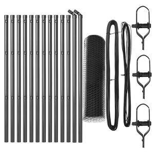 vidaXL Palo della recinzione Grigio