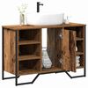 vidaXL Armadio per Lavabo da Bagno Legno vecchio 91 x 35 x 60 cm