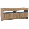 vidaXL Mobile TV LED Rovere Artigianale Legno ingegnerizzato