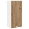 vidaXL Armadio pensile Rovere Artigiano e Bianco 50 x 31 x 100 cm