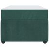 vidaXL Struttura del letto Verde Scuro 100 x 200 cm Tessuto