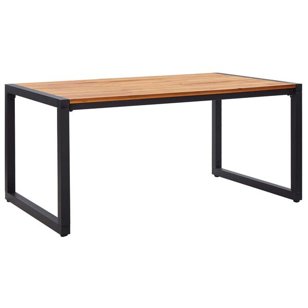 vidaXL Set Mobili da Pranzo per Giardino 5 pz Marrone