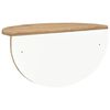 vidaXL Scaffale da parete 2 pcs Rovere artigianale 48 x 24 x 24 cm