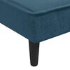 vidaXL Chaise Longue in Velluto Blu