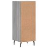 vidaXL Credenza Grigio Sonoma 34,5x34x90 cm in Legno Multistrato