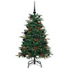 vidaXL Albero di Natale artificiale con 150 LED Verde 120 cm