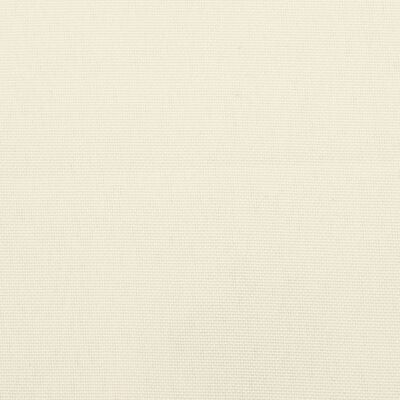 vidaXL Cuscino per Panca Crema 150x50x3 cm in Tessuto Oxford