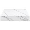vidaXL Scaffale da parete Marmo Bianco 23 x 23,5 x 4 cm