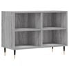 vidaXL Mobile Porta TV Grigio Sonoma 69,5x30x50cm in Legno Multistrato