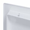 vidaXL Pannelli di Accesso 2 pcs Bianco 20 x 20 cm Plastica ABS