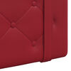 vidaXL Testata appesa Rosso Vino 170 x 55 x 5 cm Pelle Sintetica