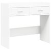 vidaXL Tavolo consolle Bianco 90 x 35 x 80 cm Legno ingegnerizzato