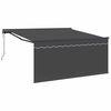 vidaXL Tenda retrattile Antracite 350 x 250 cm Poliestere e Alluminio