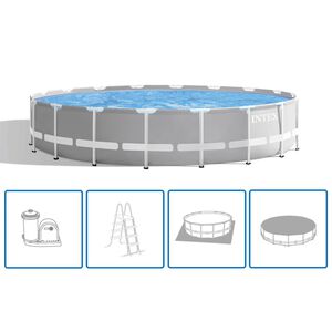 Intex Prism Frame Set Piscina Rotondo 549x122 cm 26732GN